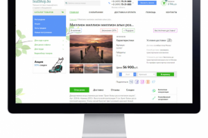 Адаптивная вёрстка интернет-магазина