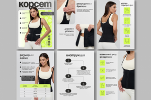 Инфографика для корсета