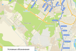 Отрисовка карты маршрута автобуса