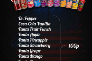 Меню кальянной "Улей"