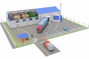 3d-макет склада