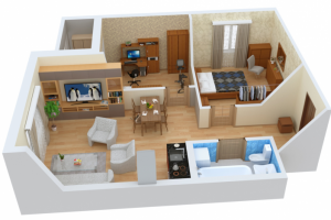 3D-план квартиры