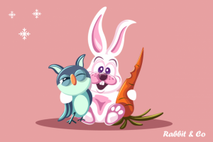 Персонажная 2D анимация "Rabbit & Co"