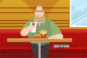 2D Иллюстрация для Macdonalds