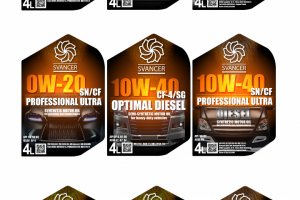 Этикетка для моторного масла