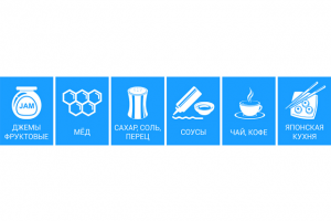 6 кнопок меню для AltexFood