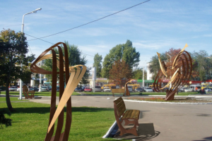 Парковые скульптуры "Волна"