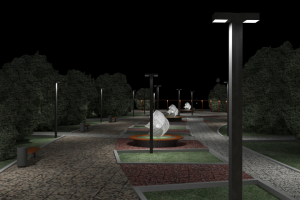 Парк "Светлый" Ночной вид 2.