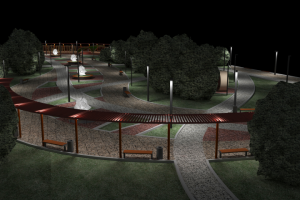 Парк "Светлый" Ночной вид 1