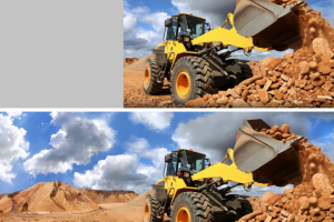 Фотомонтаж, дорисовка части фотографии