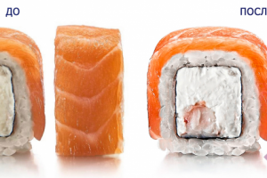 Роллы, обработка, пластика