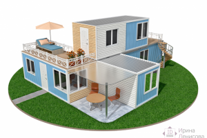 Модульный дом из контейнеров