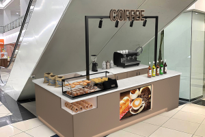 Кофеточка в ТЦ - визуализация и фотопривязка