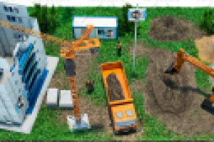 3D изображение: организация WI-FI зоны на стройке