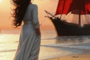 Иллюстрация к повести-феерии Александра Грина "Алые паруса".