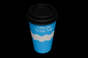 Стаканчик кофе Low-Poly