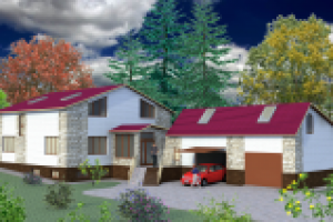 Проект коттеджа в п. "Металлург"