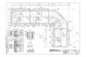 3-х этажный секционный жилой дом План кровли
