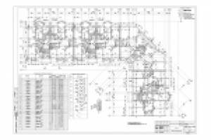 3-х этажный секционный жилой дом План 2 этажа