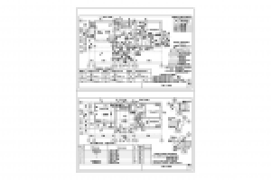 Планы этажей коттеджа1