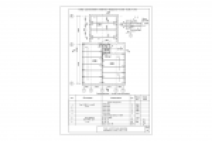 Схема элементов перекрытий коттеджа