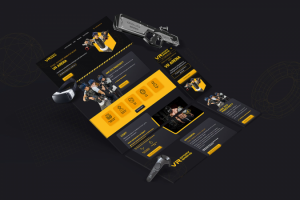 Сайт на тему VR услуг