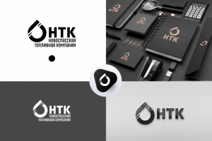 Минималистичный логотип для нефтяной компании