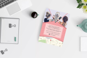 Листовка в честь открытия салона красоты