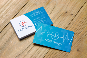 Визитка для MDB Group