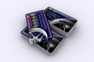 Визитная карточка на автомобильную тематику