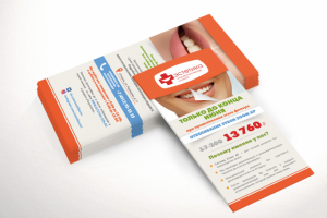 Еврофлаер для стоматологической клиники "Эстетика"