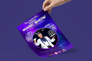 Флаер на тему Magic show