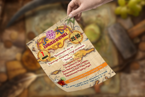 Флаер на тему Карибская вечеринка