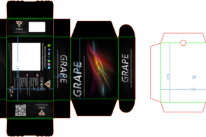 Дизайн коробки для GRAPE