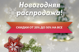 Баннер «Новогодняя распродажа»