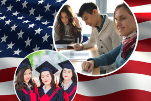 Баннер «Обучение английскому в США»