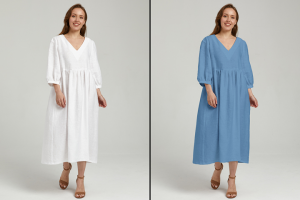 Изменение цвета одежды