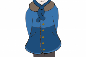 Девочка в зимней одежде