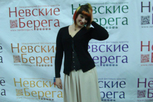 Модель на Невских Берегах - стрижка и окраска
