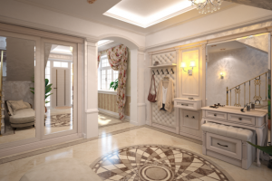 Прихожая зона. Частный дом.