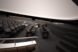 Визуализация планетария. Санкт-Петербург.