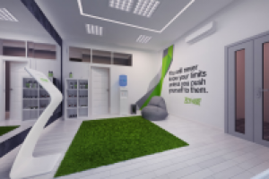 Интерьер фитнес-студии FIT-n-GO (Санкт-Петербург)