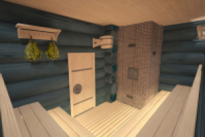 Интерьер банного дома "МЕДВЕЖИЙ УГОЛ" БО "ЛЕПОТА"