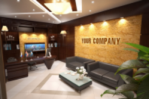 Интерьер зоны ресепшн