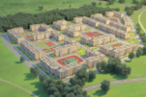 Вид с птичьего полета ЖК Нахабино