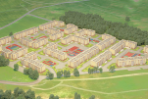 Вид с птичьего полета ЖК Нахабино