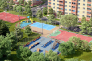 Вид с птичьео полета ЖК "Березки"