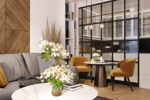 Дизайн проект квартиры. 54 кв.м.