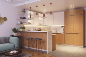 Гостиная - кухня. 112 кв.м.