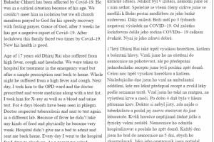 International Needs - Report